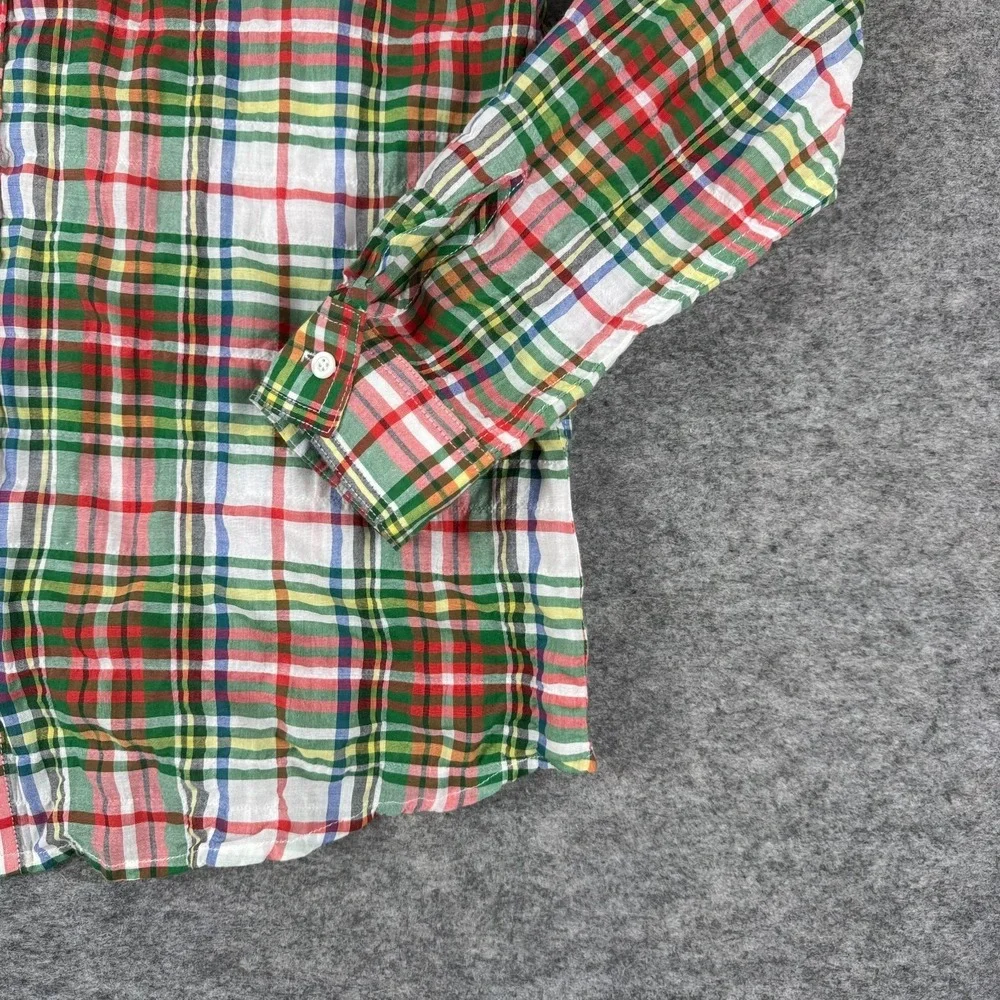 J McLaughlin Louis Button Up Shirt Long Sleeve Plaid Womens Small S - Picture 5 of 11